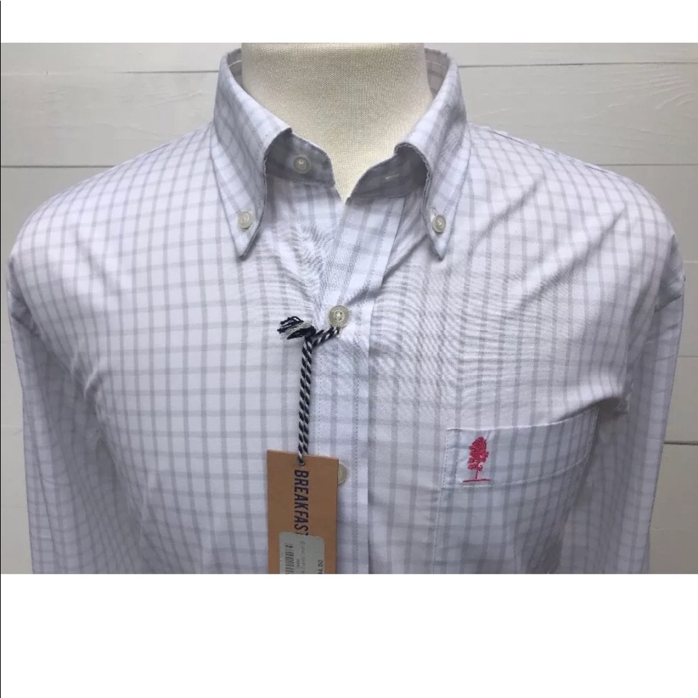 Breakfast Creek Davis Shirt 100% Cotton Poplin NWT